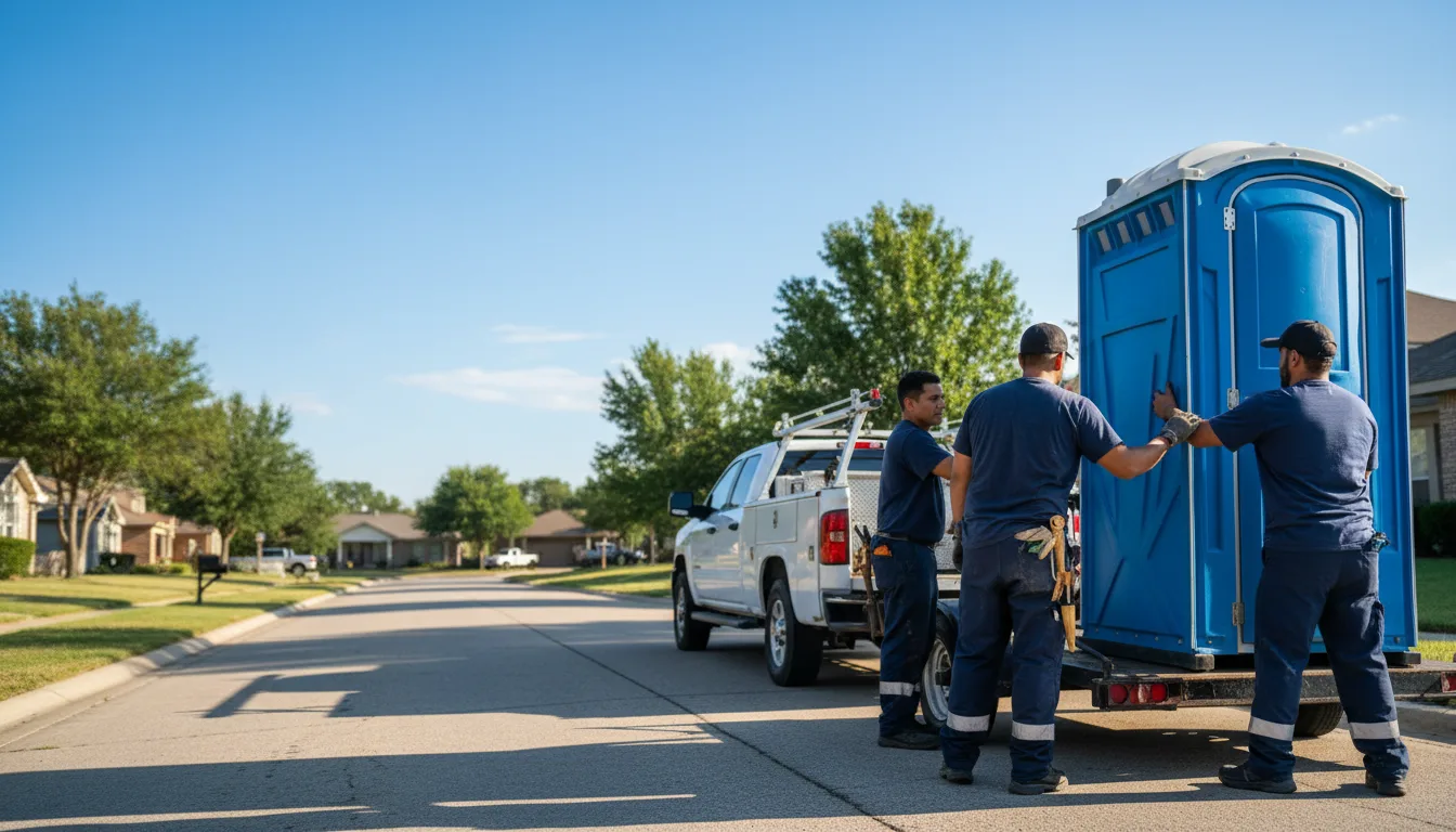 Portable Toilet Rental in The Colony, TX near me